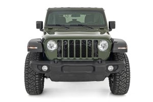 Jeep Wrangler Suspension Lift Kit - Front + Rear - Rough Country - 3.5 Inch, C/A Drop, Front D/S, M1 - '24-'25